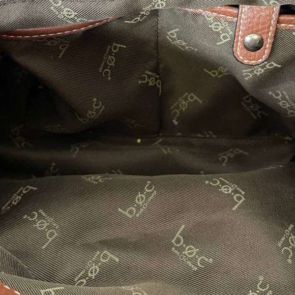 BORN B~O~C Brown & Black Vegan Leather Purse Bag - Picture 9 of 11